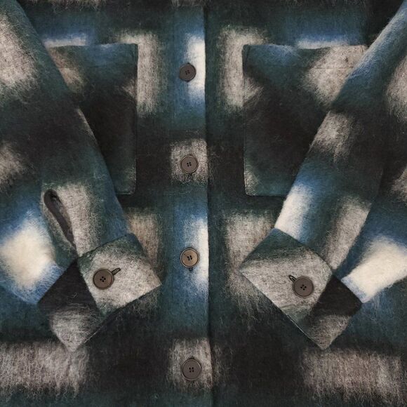 IRO Paris Women's Coat Harwel Wool Blend Button Down Coat - Picture 10 of 15